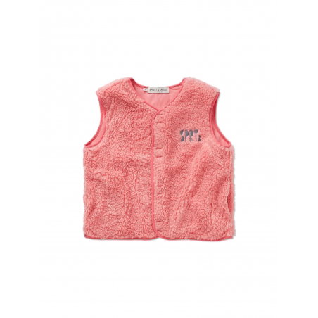 Gilet Teddy | Rose - Sproet & Sprout
