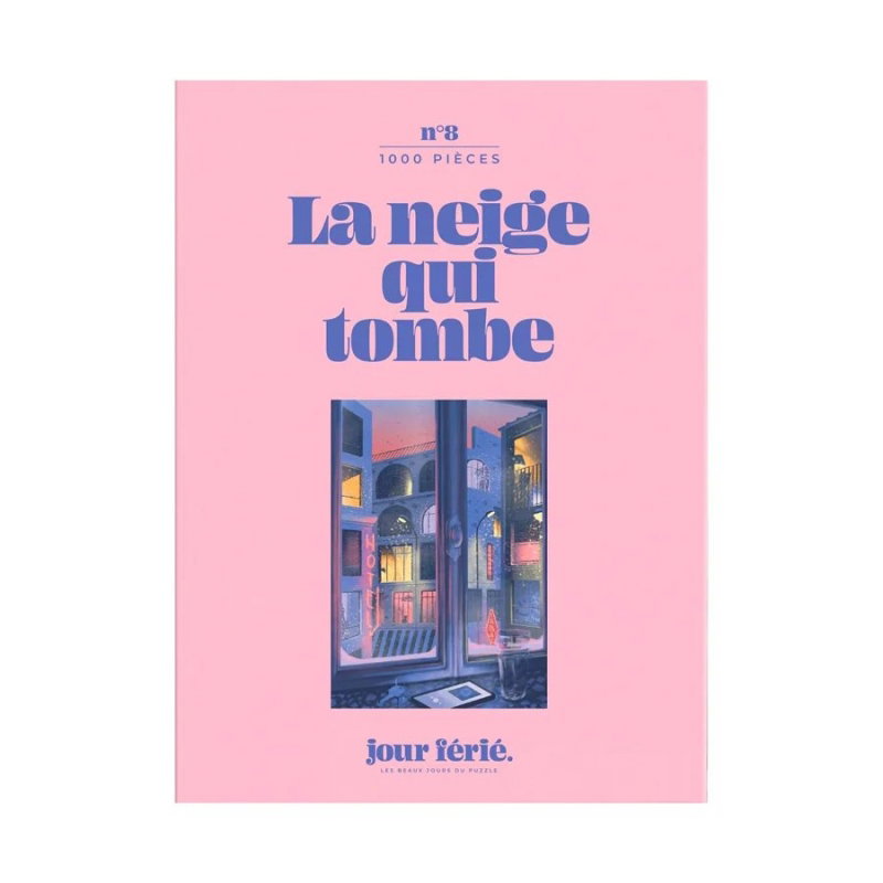 Puzzle 1000 pièces | La neige qui tombe