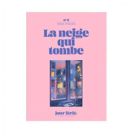 Puzzle 1000 pièces | La neige qui tombe - jour férié.