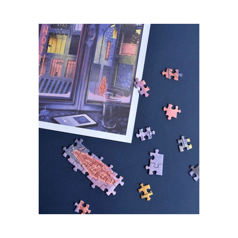 Puzzle 1000 pièces | La neige qui tombe