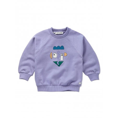 Sweatshirt Raglan | Self portrait violet - Sproet & Sprout