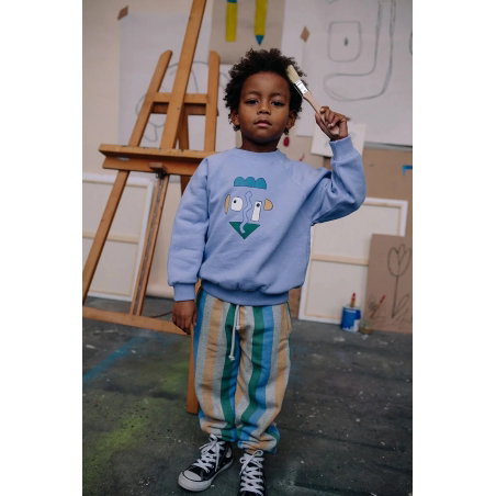 Sweatshirt Raglan | Self portrait violet - Sproet & Sprout