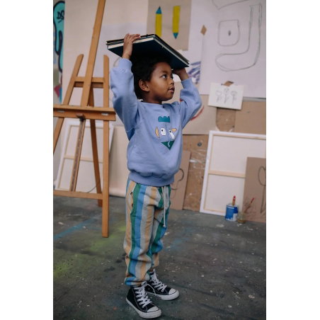 Sweatshirt Raglan | Self portrait violet - Sproet & Sprout