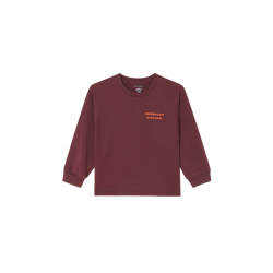 T-shirt enfant Fizvalley  | Aubergine vintage