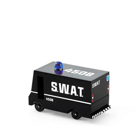 Swat Van en bois vu de profil Swat Van en bois vu de profil