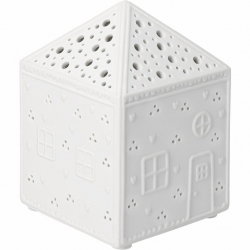 Maison de pain d'épice Led en porcelaine