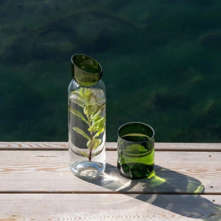 Carafe | Vert Blanc - QDB EDITIONS