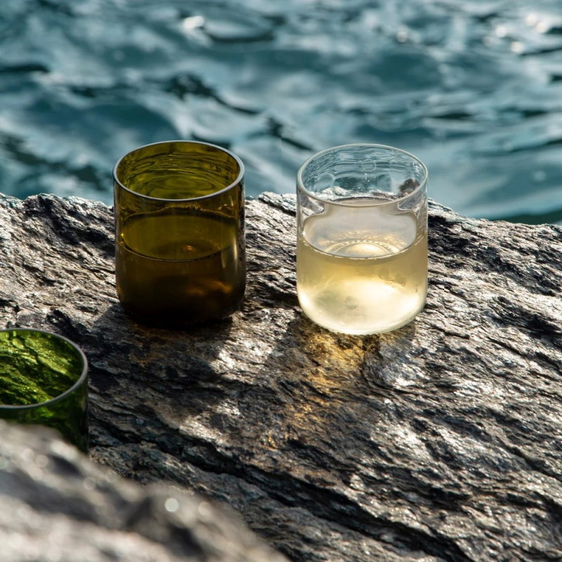 Lot de 2 verres short drink | Cannelle