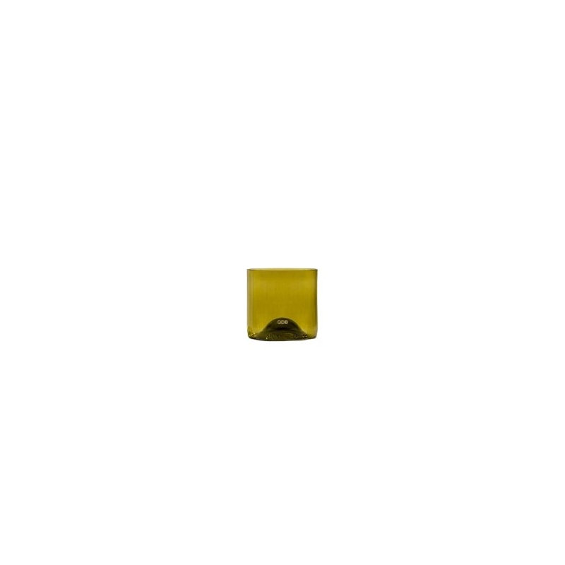 Lot de 2 verres short drink | Feuille morte