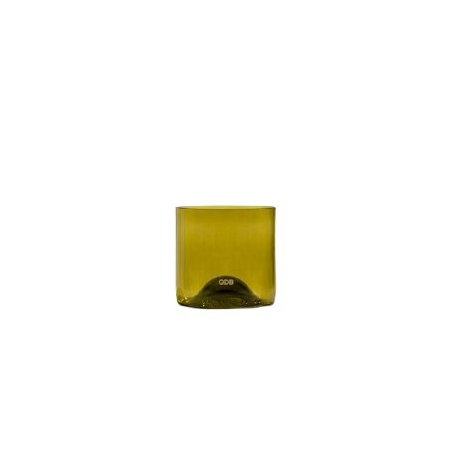 Lot de 2 verres short drink | Feuille morte - QDB EDITIONS