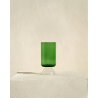 Lot de 2 verres à pied | Vert et blanc
