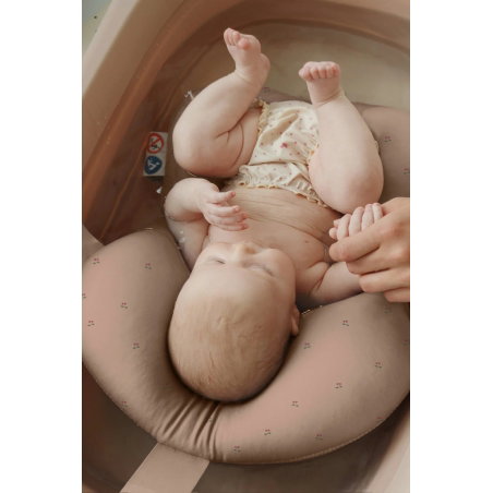 Baignoire pliante avec coussin | Blush - Konges Slojd