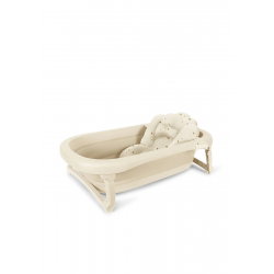 Baignoire pliante avec coussin | Crème