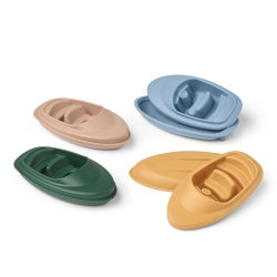 4 jouets pour le bain | Bateaux multi mix - Liewood