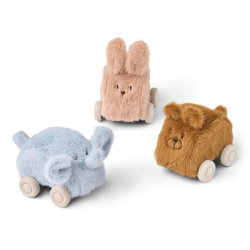 Set de 3 voitures en peluche - Liewood