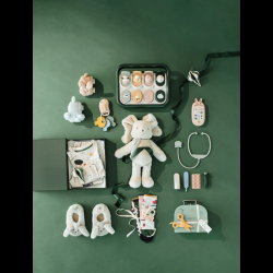 Set de 3 voitures en peluche