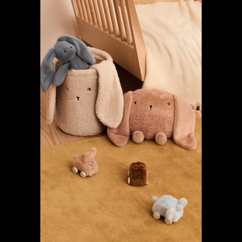 Set de 3 voitures en peluche