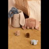 Set de 3 voitures en peluche