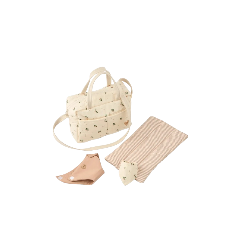 Sac et vêtements poupée | Pêche