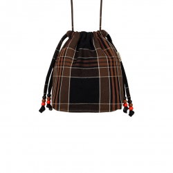 Sac Paloma | Black tartan