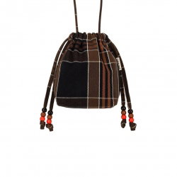 Mini sac Billie | Black tartan
