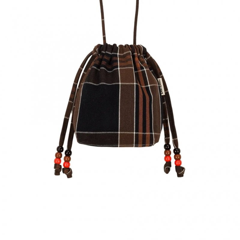 Mini sac Billie | Black tartan