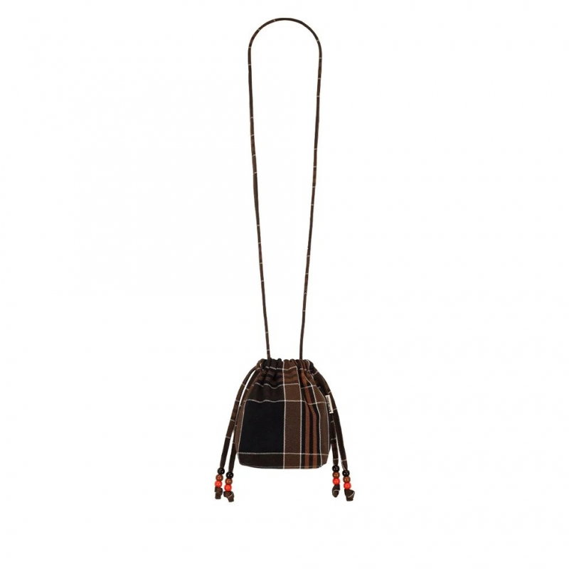 Mini sac Billie | Black tartan