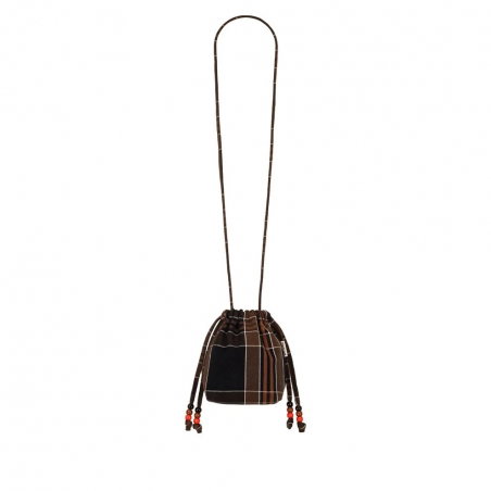 Mini sac Billie | Black tartan - Rose in April