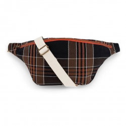 Sac banane | Black tartan