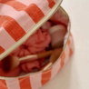 Vanity Oona | Rayures candy pink/rouge