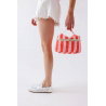 Vanity Oona | Rayures candy pink/rouge