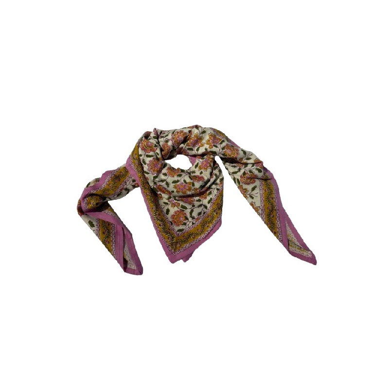 Foulard Grand format | Berry Pink