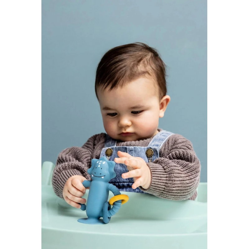 Jouet sensoriel en silicone avec ventouse | Mr. Triceratops