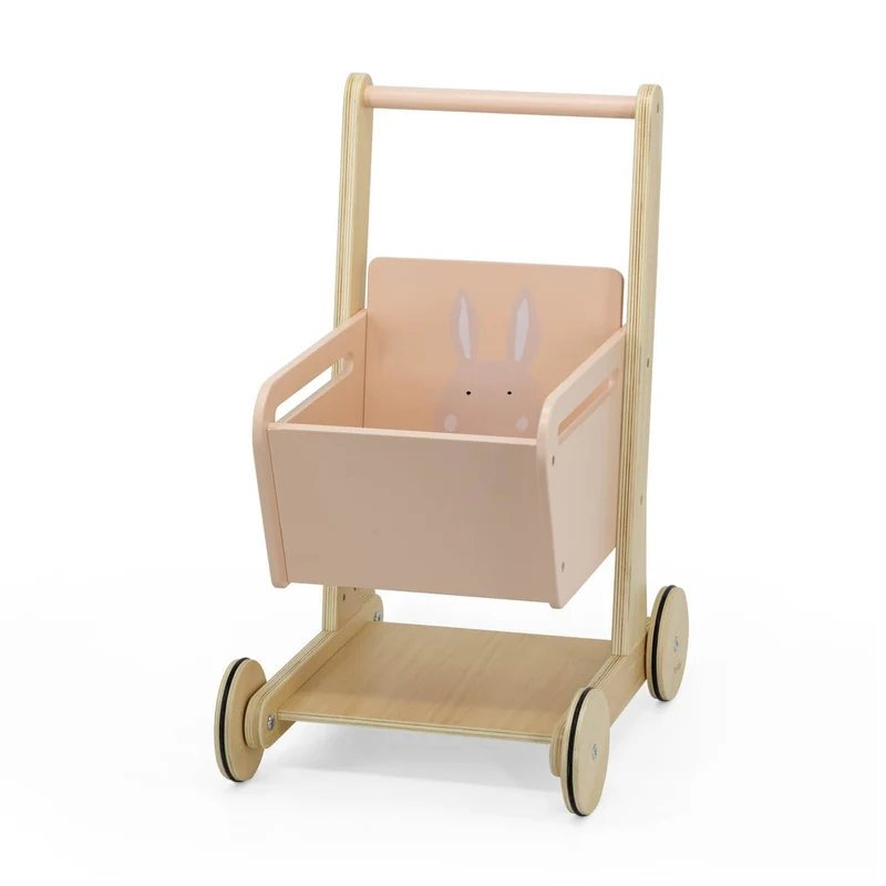 Chariot de courses en bois | Mrs. Rabbit