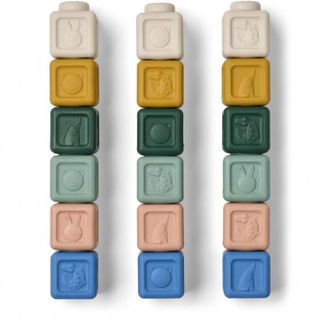 Blocs de construction Veda | Beach Blue Multi mix - Liewood