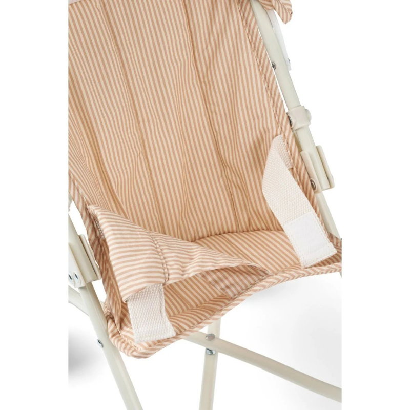 Poussette canne | Stripe Pale tuscany / crème de la crème