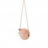 Sac bandoulière en peluche Dianne | Chat rose tuscany