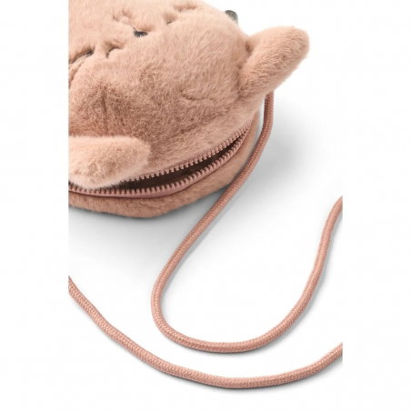 Sac bandoulière en peluche Dianne | Chat rose tuscany - Liewood