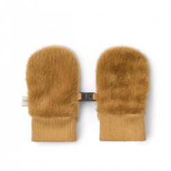 Moufles en peluche Lizzy | Golden caramel
