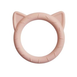 Anneau de dentition | Chat rose - Mushie
