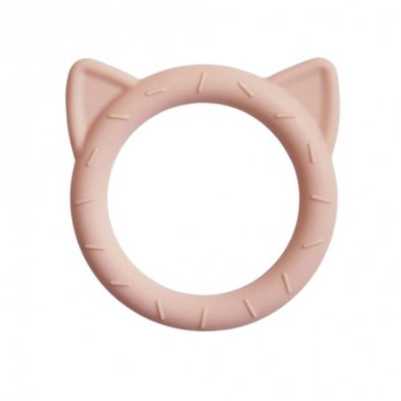 Anneau de dentition | Chat rose - Mushie
