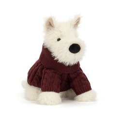 Doudou chien Scottie | Manteau d'hiver - Jellycat