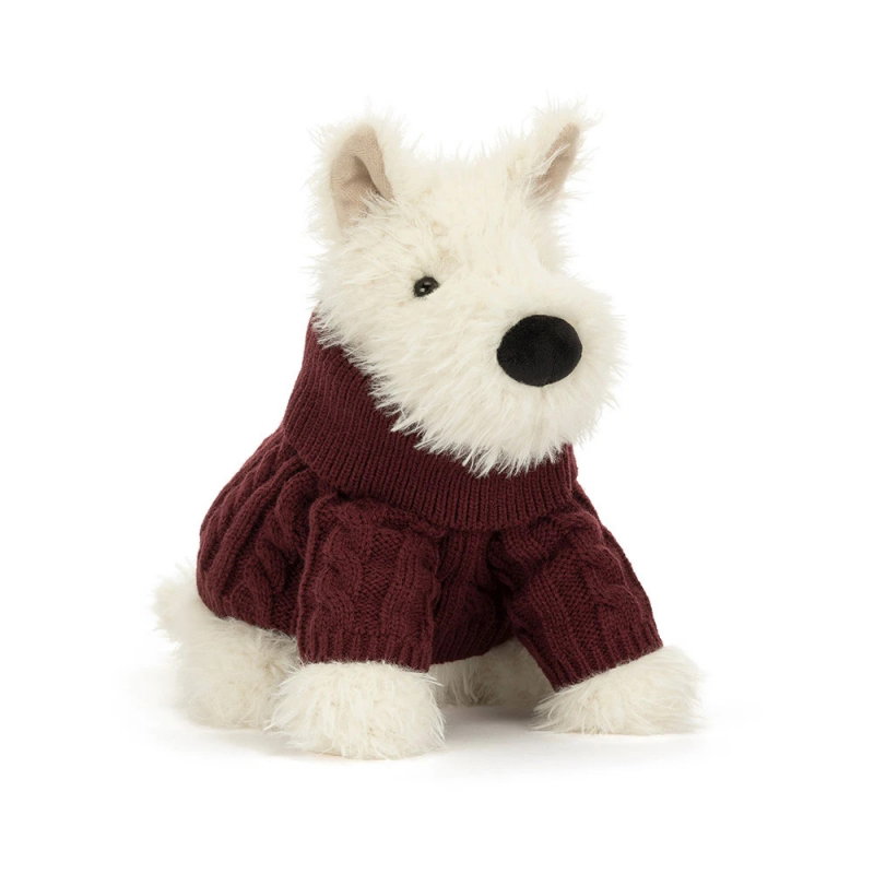 Doudou chien Scottie | Manteau d'hiver