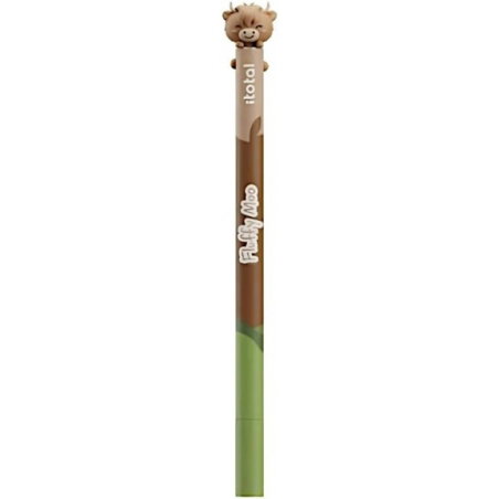 Stylo effaçable Climby | Highland Cow - Sélection déco