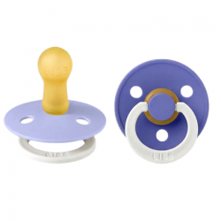 2 Tétines Nuit rondes colour | Hush-Grape