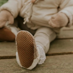 Chaussons velours 2026 | Taupe