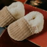 Chaussons velours 2026 | Taupe