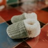 Chaussons velours | Kaki