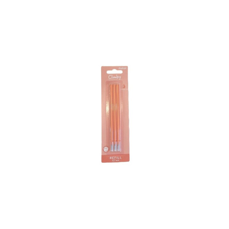 Recharge d'encre effacable pour stylos Climby | Orange