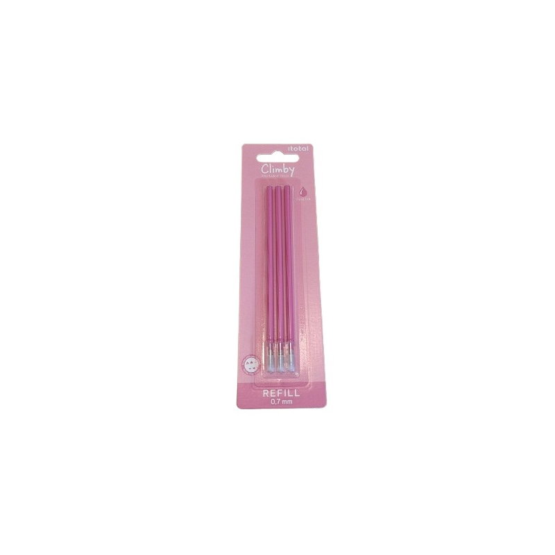 Recharge d'encre effacable pour stylos Climby | Rose